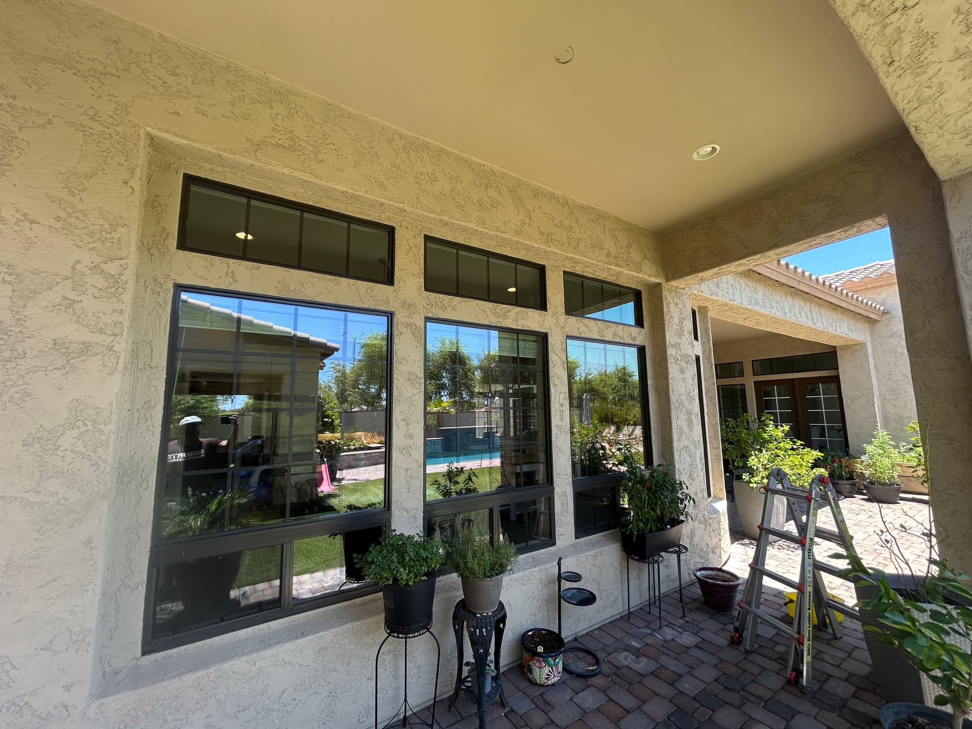 Mesa Home Gets a Full Window Clean Plus Rain Block Treatment